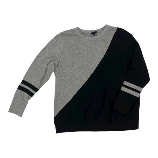 Sweatshirt Crewneck By Torrid In Black & Grey, Size:L