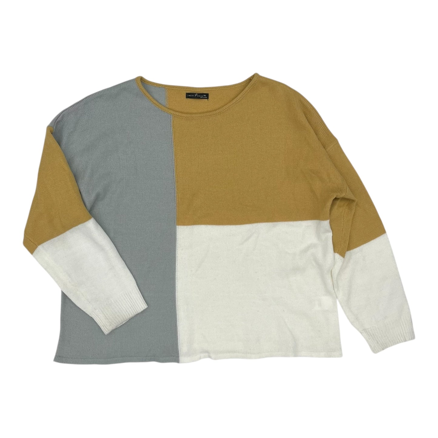 Sweater By Emery Rose In Multi, Size:3X