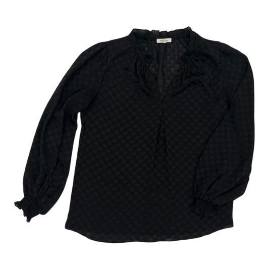 Blouse Ls By Max Studio In Black, Size:M
