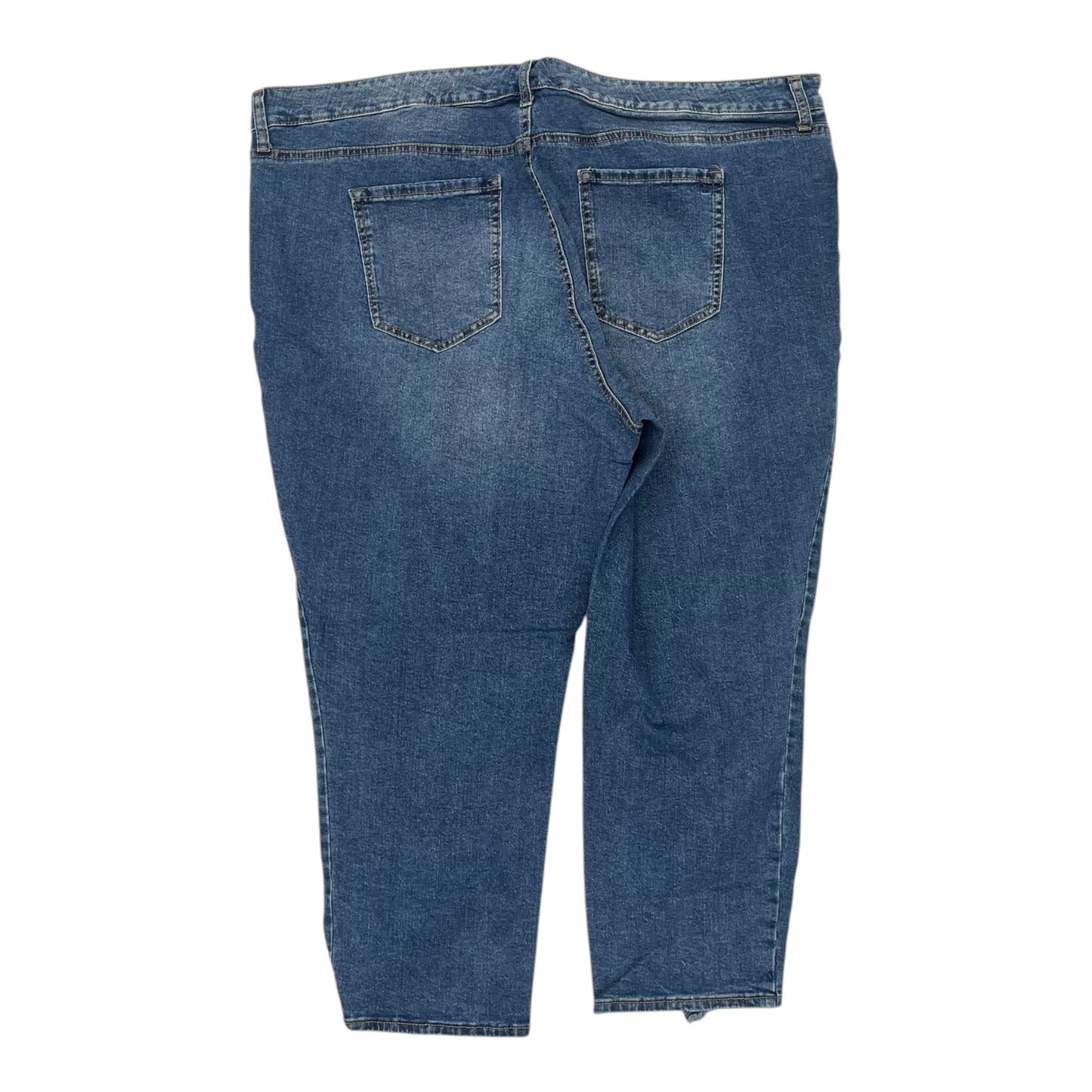 Jeans Straight By Jessica Simpson In Blue Denim, Size:24