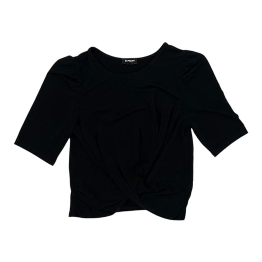 Blouse Ss By Express In Black, Size:S