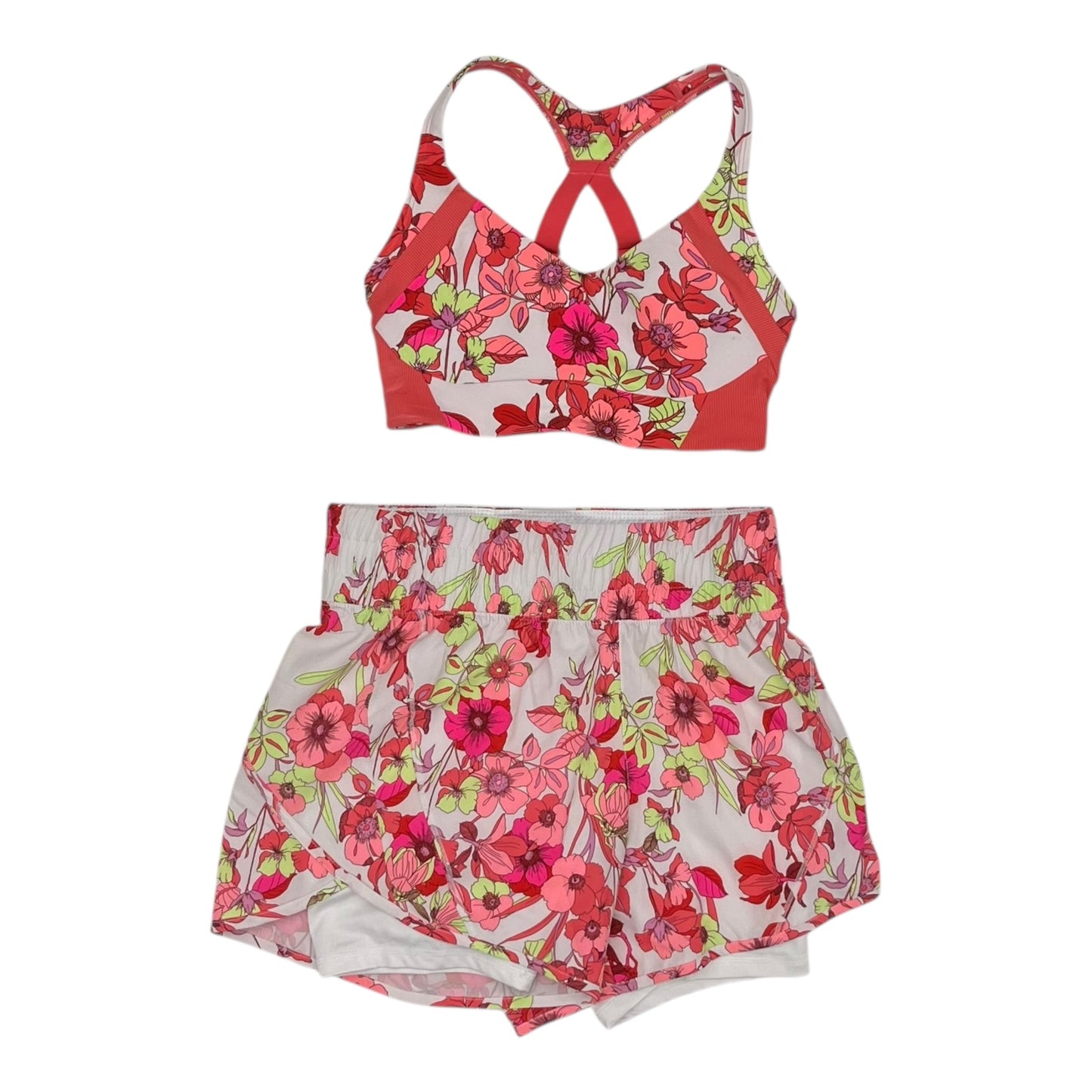 Athletic Shorts 2Pc By Avia In White, Size:Xs