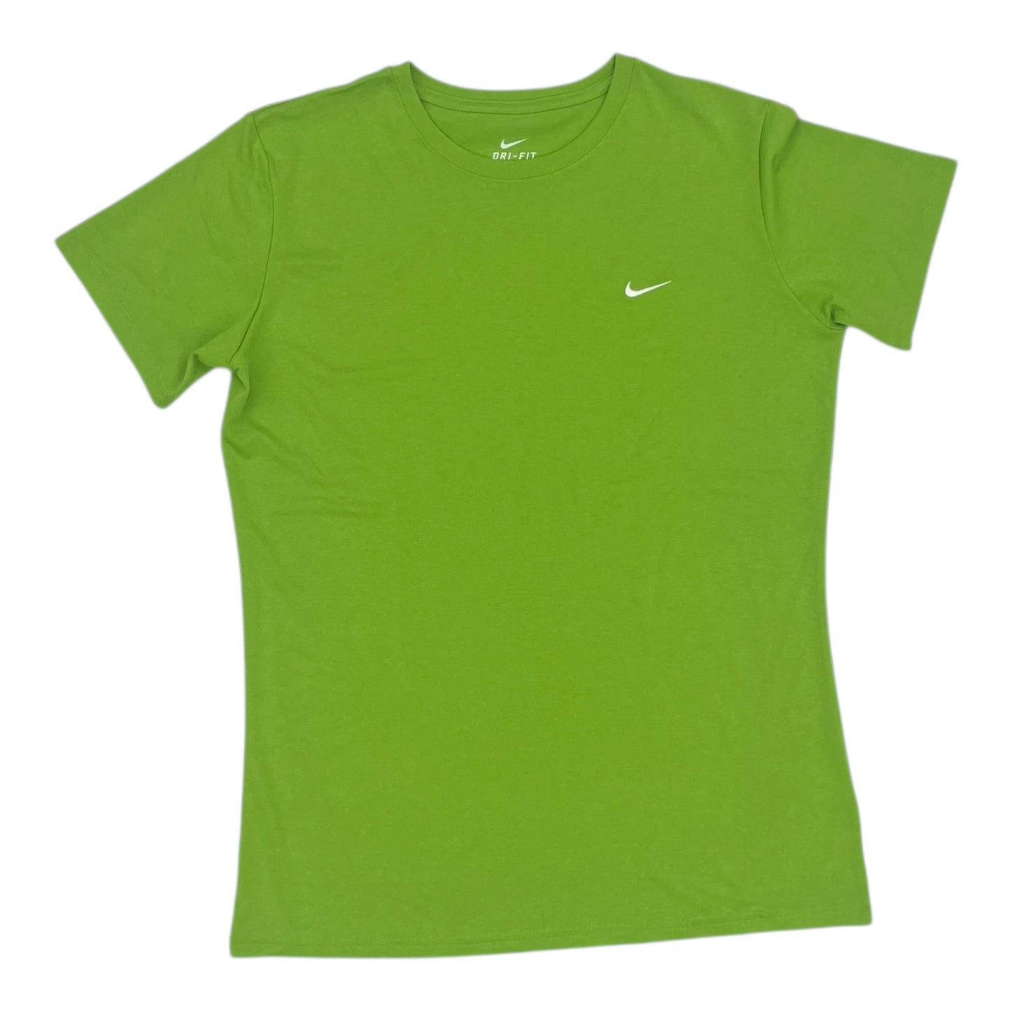 Athletic Top Ss By Nike In Green, Size:L