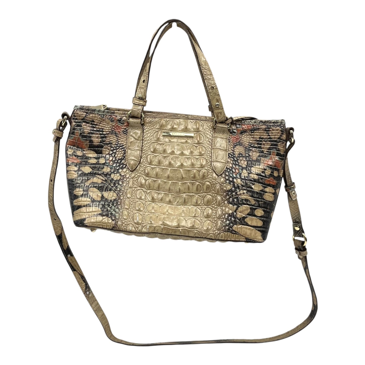 Handbag Designer By Brahmin In Brown, Size:Medium