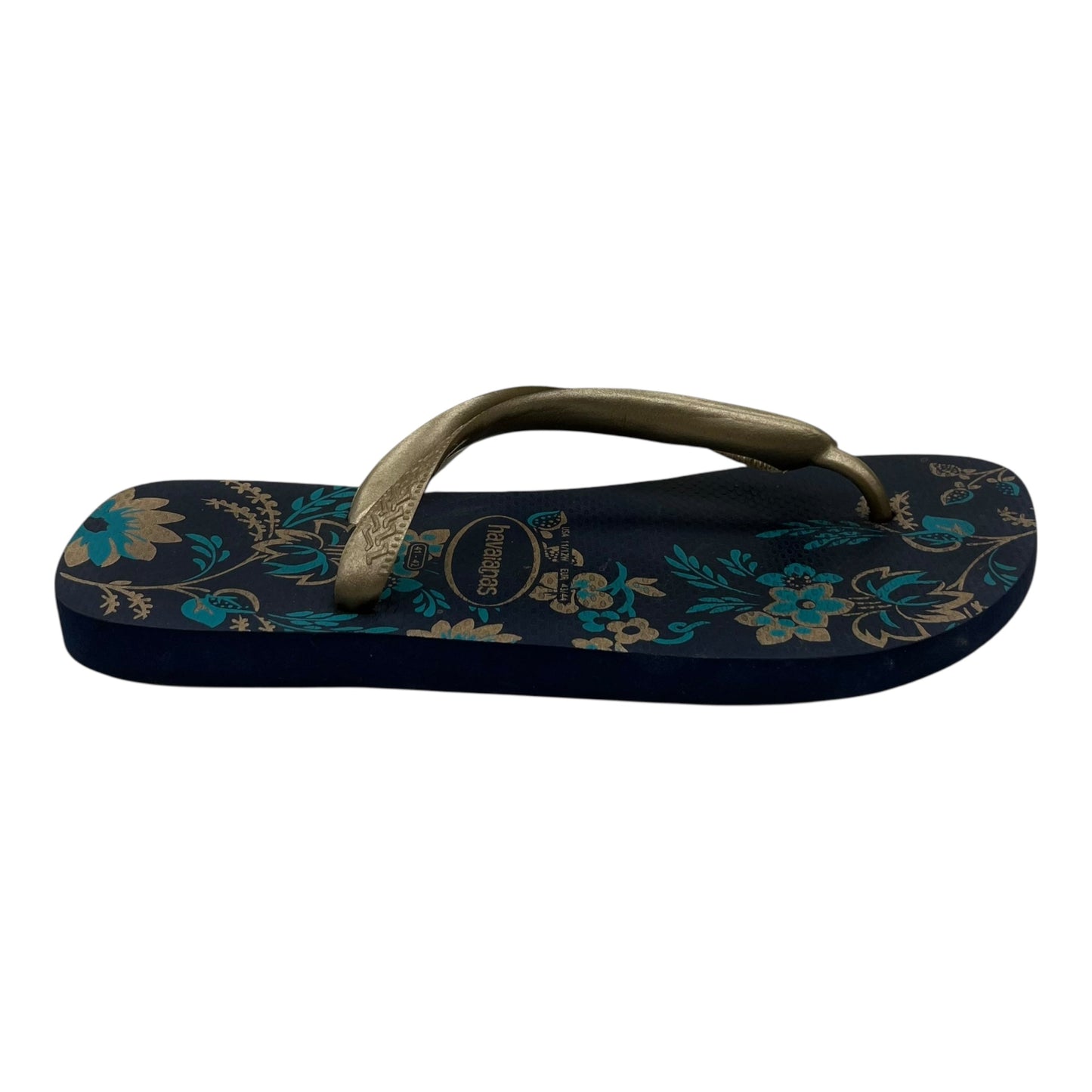 Sandals Flip Flops By Havaianas In Navy, Size:12