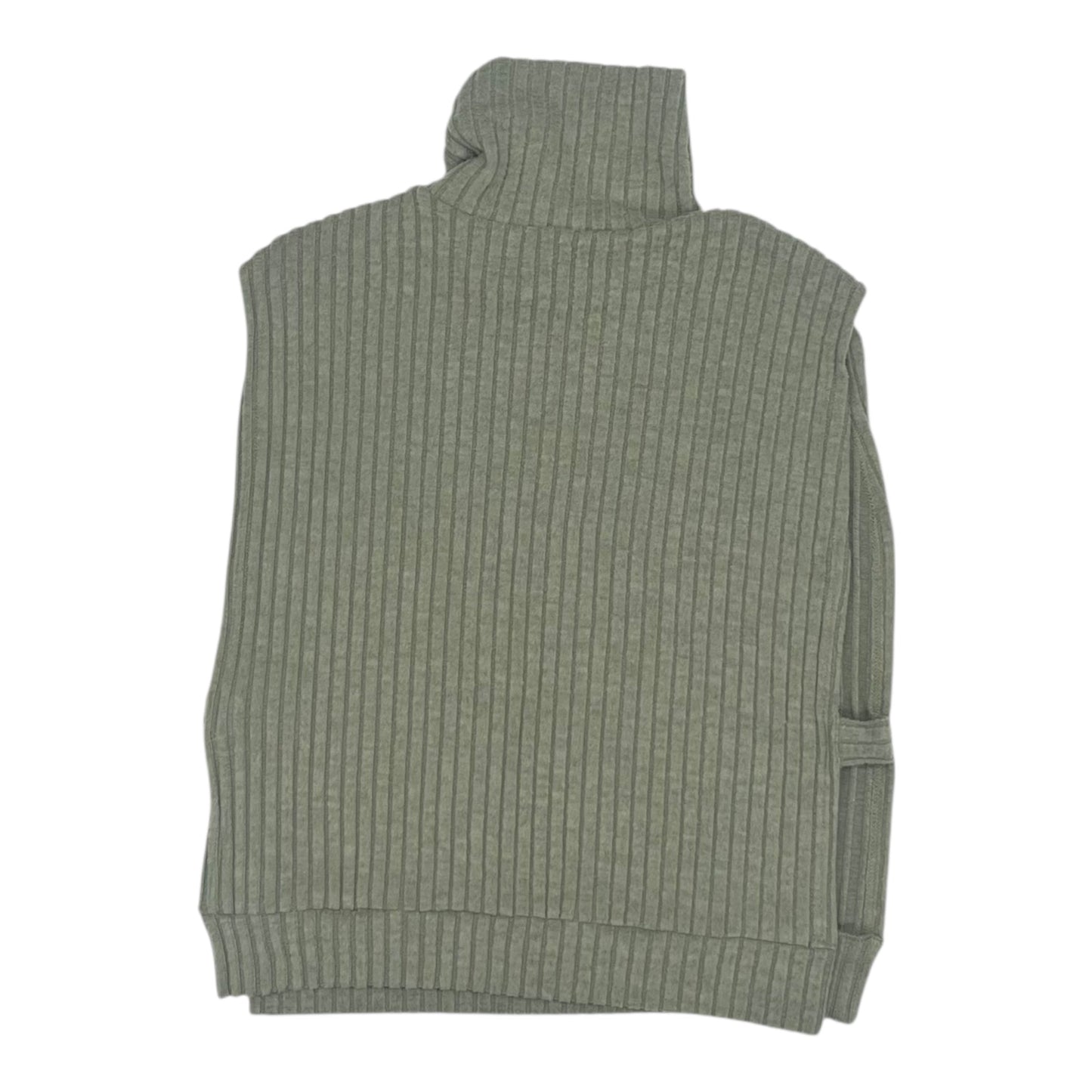 Vest Sweater By Shein In Green, Size:L