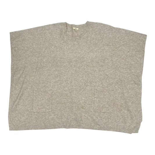 Poncho By Kori America In Tan, Size:L