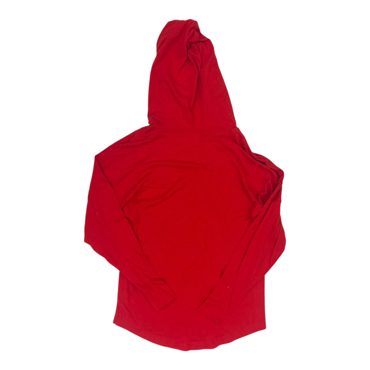 Athletic Top Ls Collar By Pink In Red, Size:L