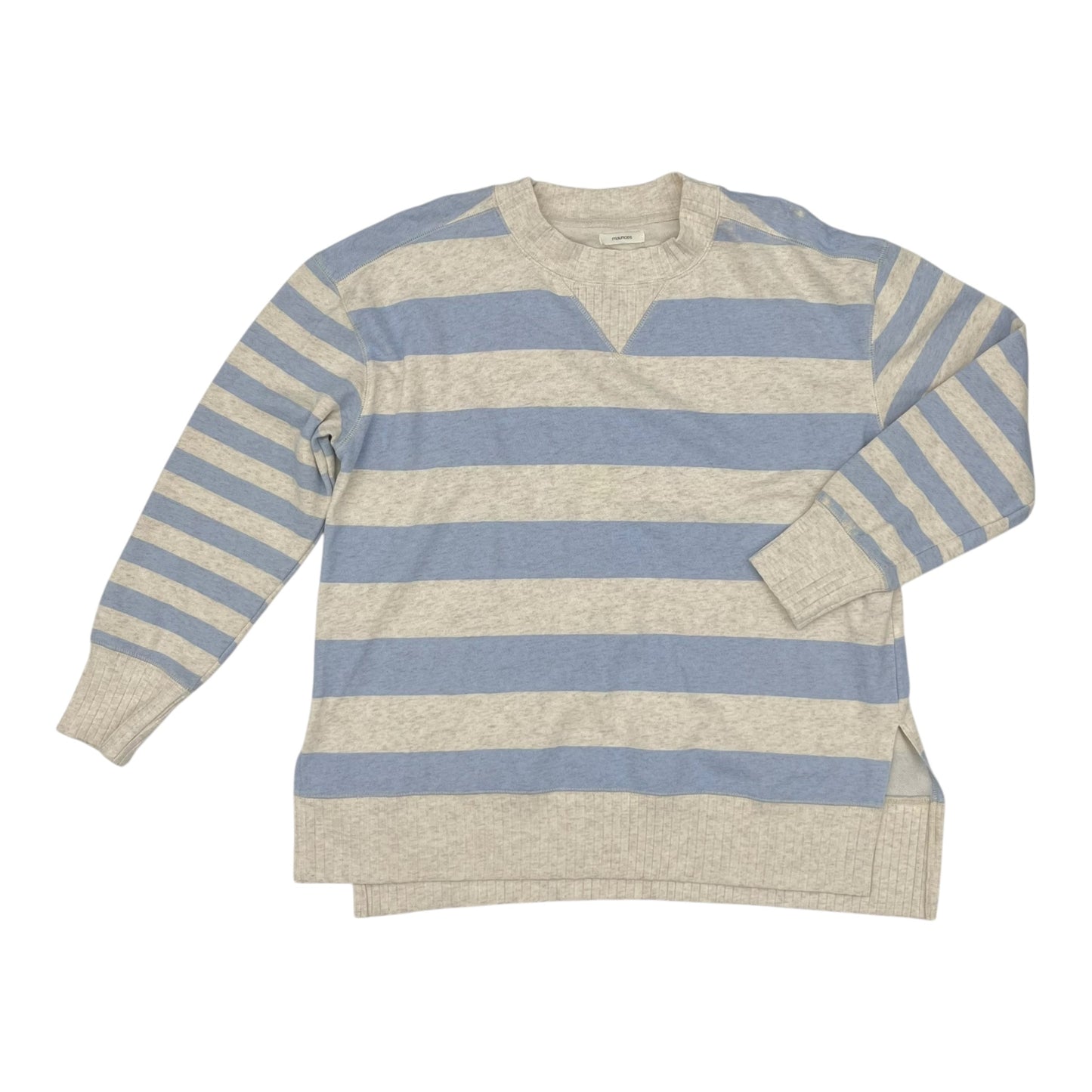 Sweatshirt Crewneck By Maurices In Blue & Grey, Size:M