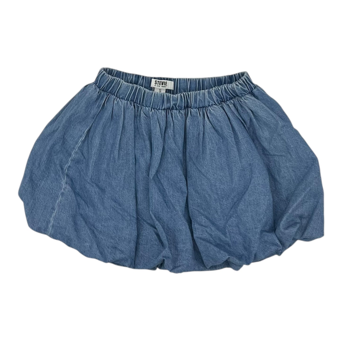 Skirt Mini & Short By Steve Madden In Blue Denim, Size:S