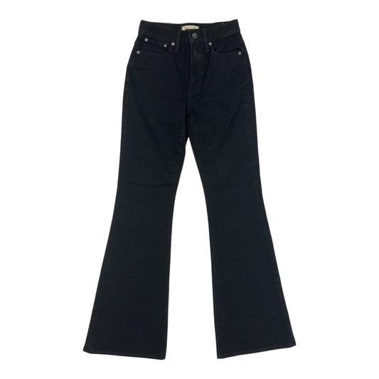 Jeans Flared By Madewell In Black Denim, Size:0