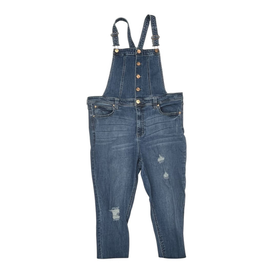 Jumpsuit By Fashion Nova In Blue Denim, Size:2X