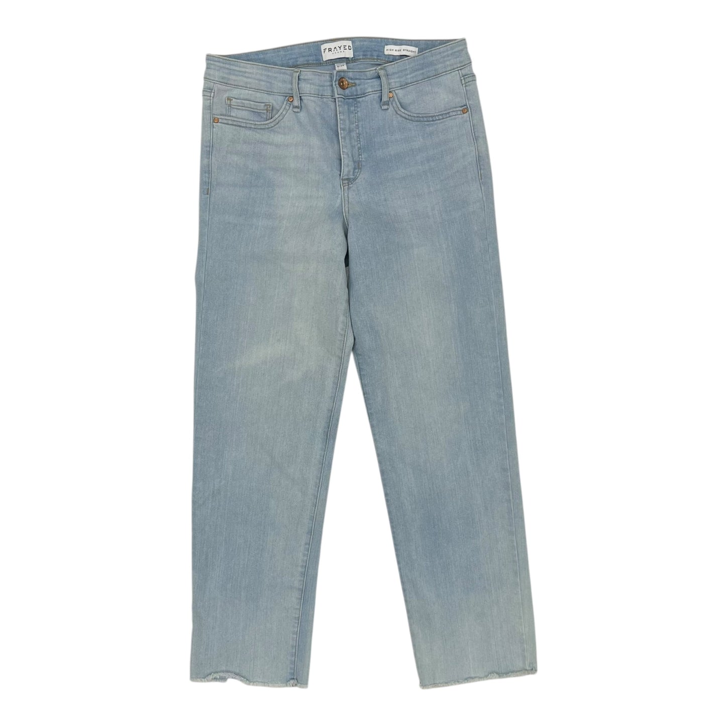 Jeans Straight By Clothes Mentor In Blue Denim, Size:8
