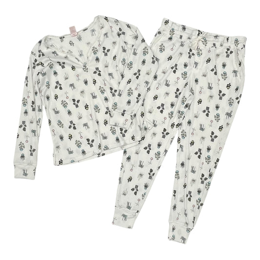 Lounge Set Pants By Secret Treasures In White, Size:L