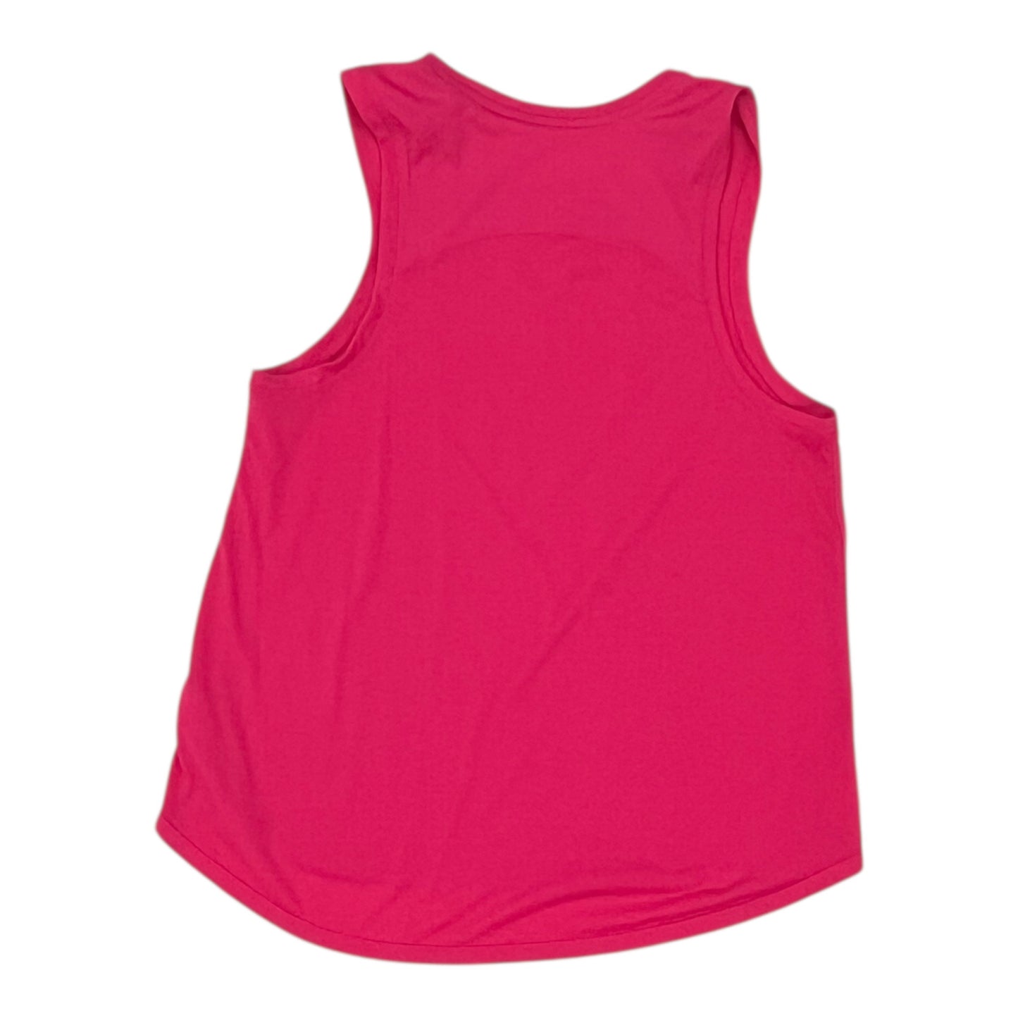 Athletic Tank Top By Athletic Works In Pink, Size:L
