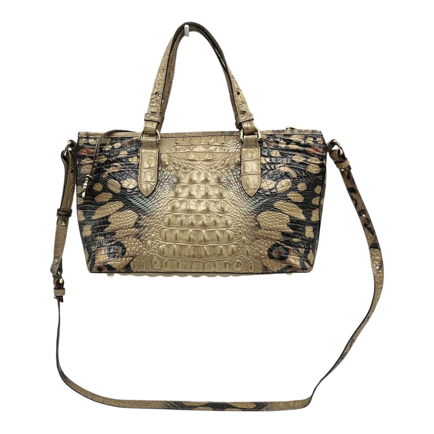 Handbag Designer By Brahmin In Brown, Size:Medium