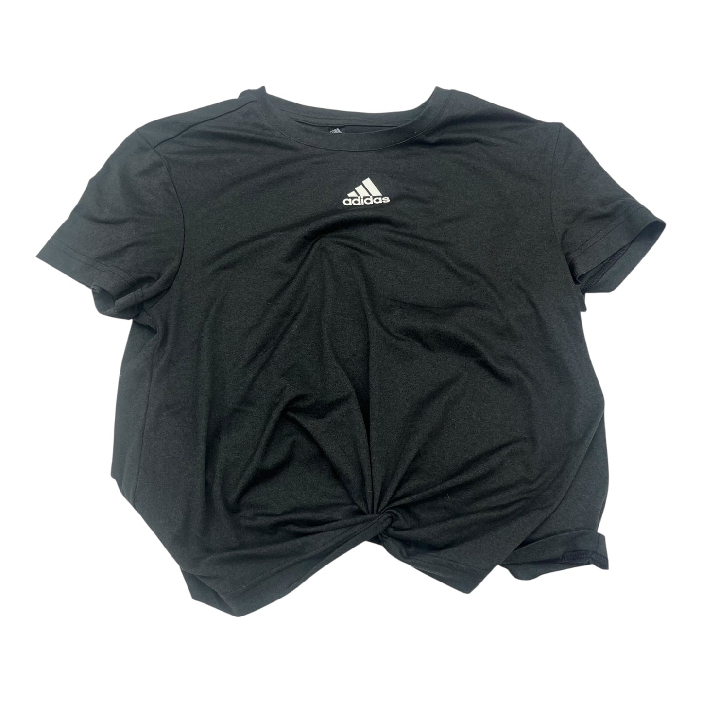 Athletic Top Ss By Adidas In Grey, Size:Xs
