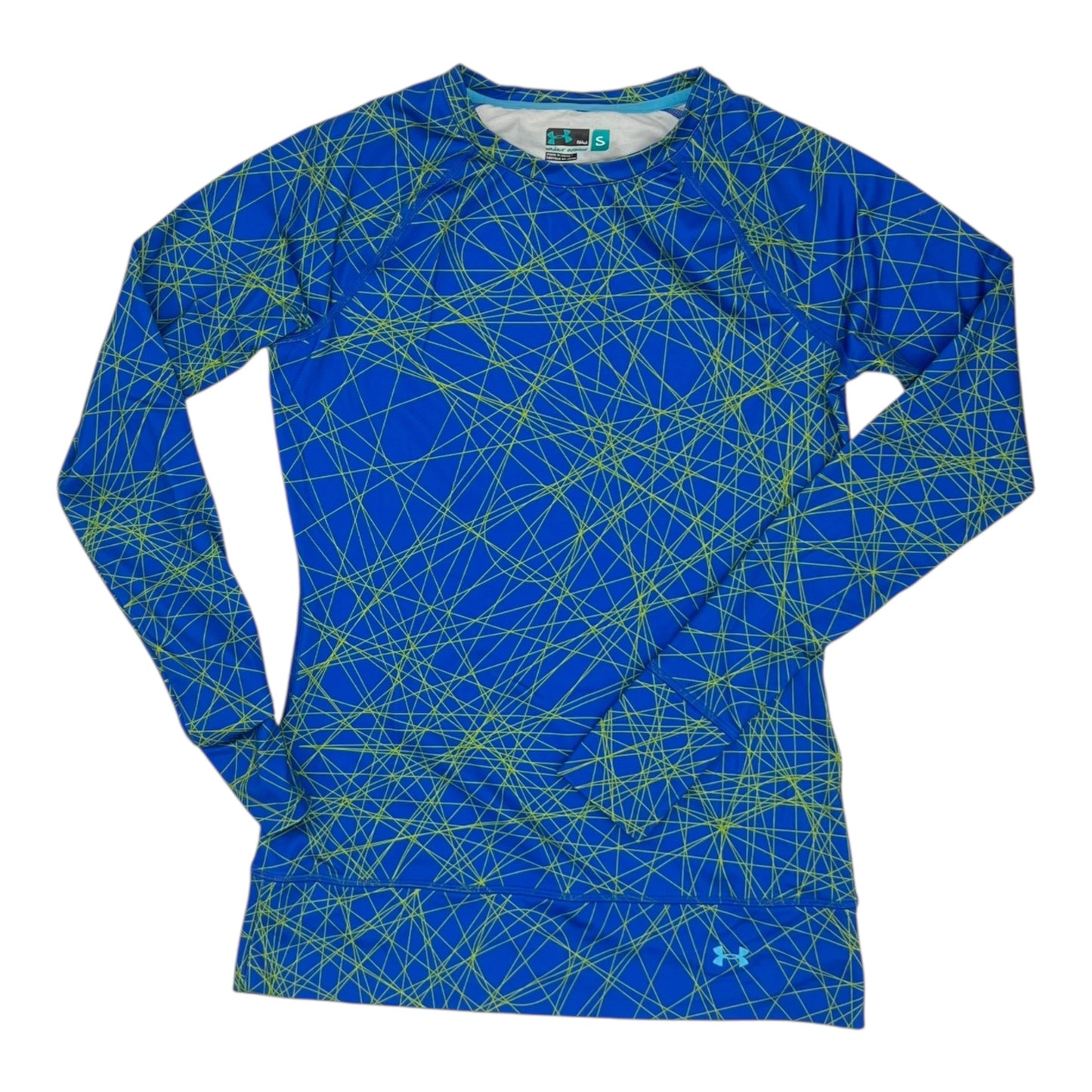 Athletic Top Ls Crewneck By Under Armour In Blue, Size:S