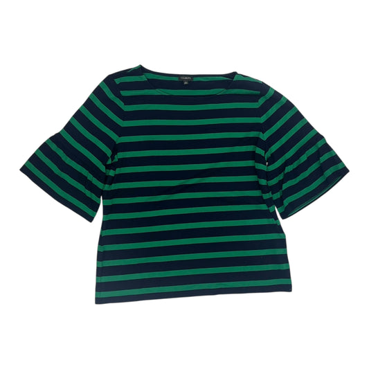 Top 3/4 Sleeve By Talbots In Blue & Green, Size:L