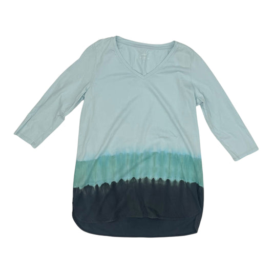Top 3/4 Sleeve By Pure Jill In Blue, Size:Xs