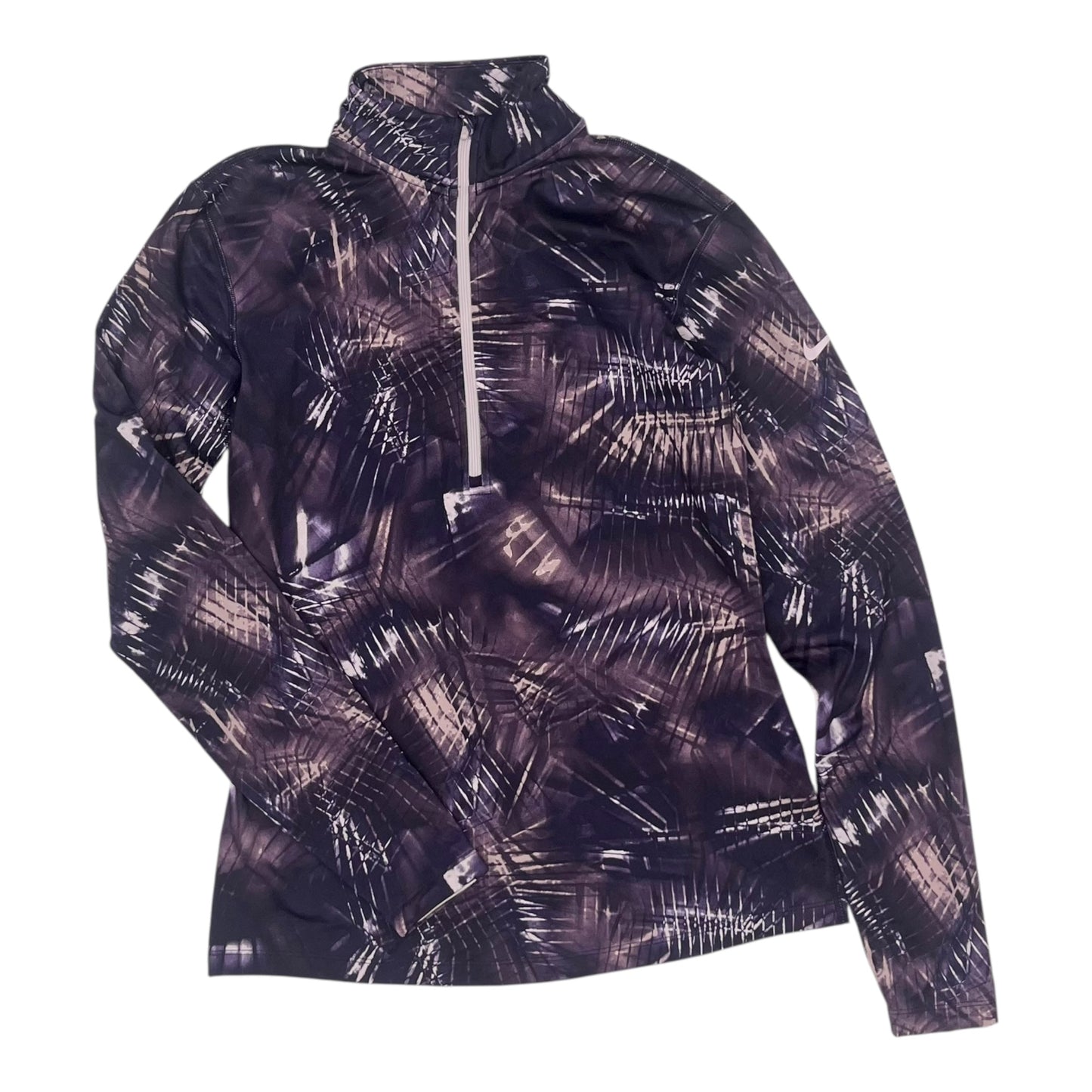 ATHLETIC TOP LS COLLAR by NIKE In PURPLE, Size: L