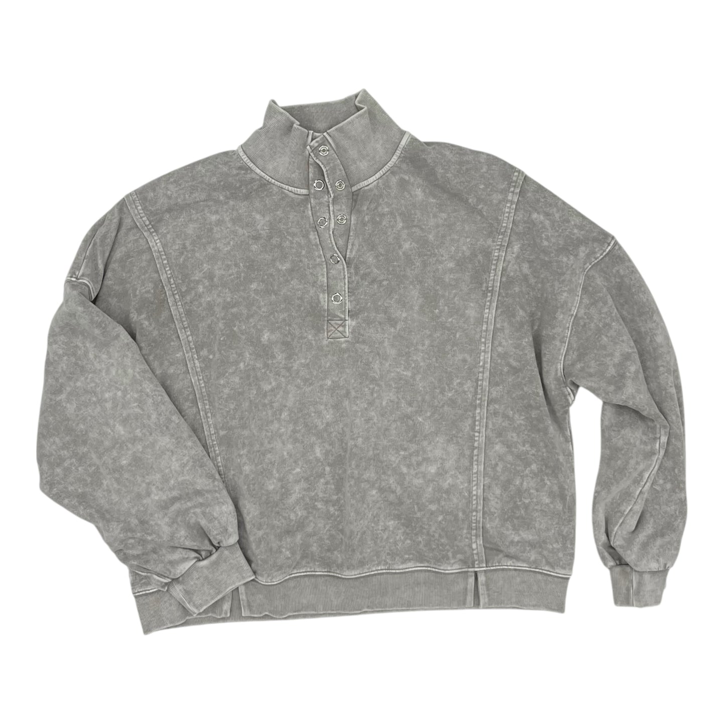 Top Ls By Blu Pepper In Grey, Size:L