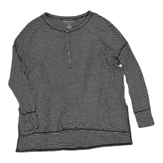 Top Ls By American Eagle In Black & Grey, Size:S