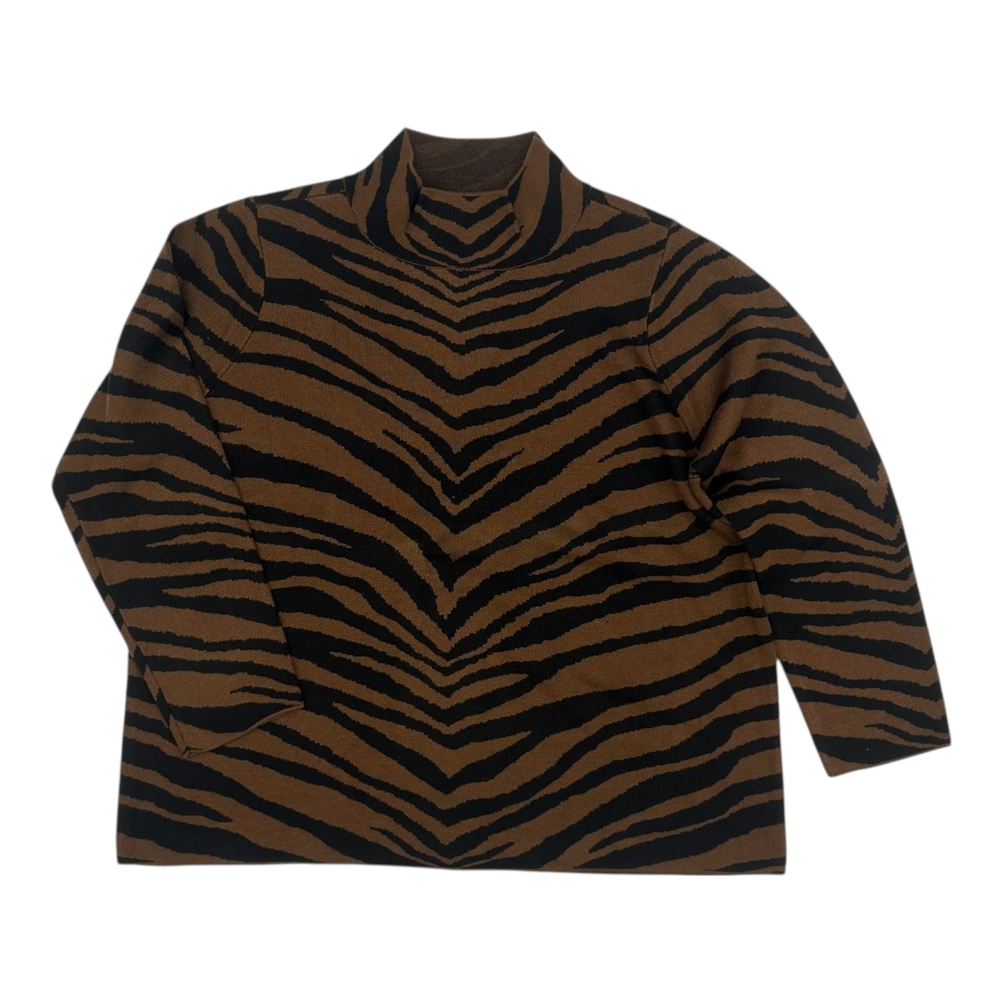Sweater By Clothes Mentor In Animal Print, Size:1X