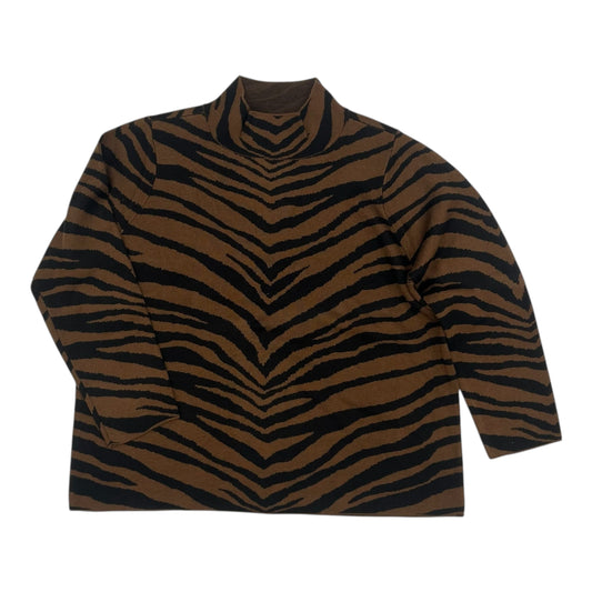 Sweater By Clothes Mentor In Animal Print, Size:1X