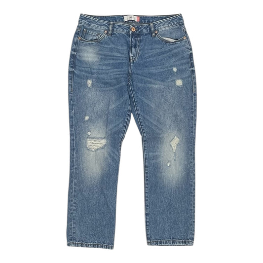 Jeans Straight By Cabi In Blue Denim, Size:10