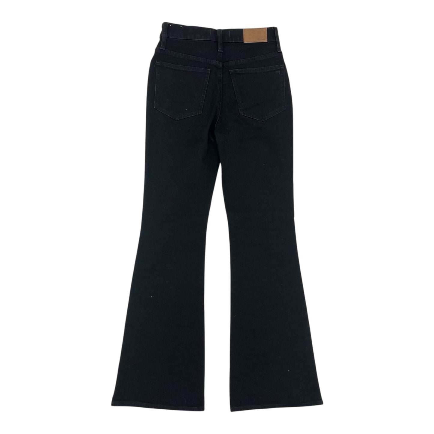 Jeans Flared By Madewell In Black Denim, Size:0