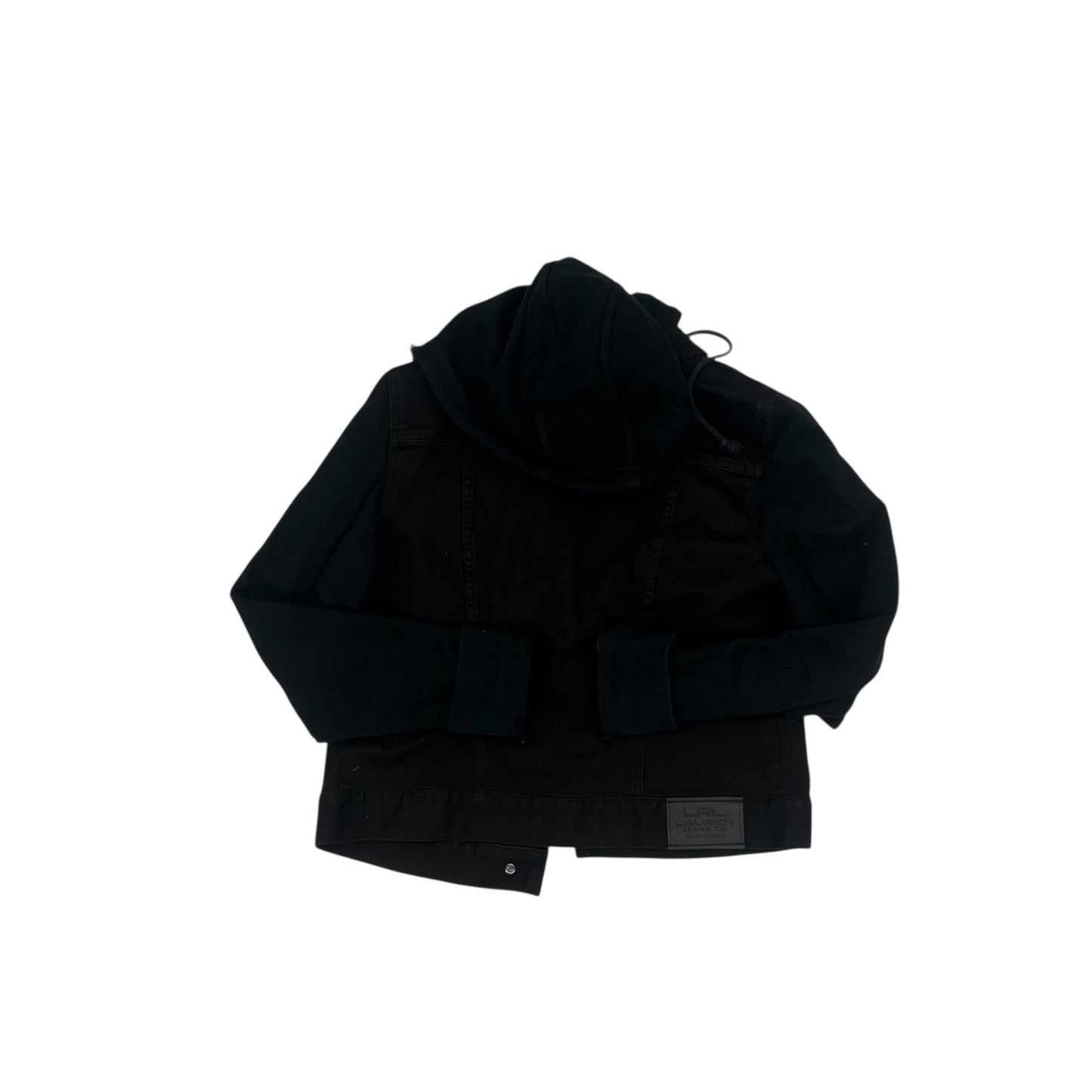 Jacket Denim By Ralph Lauren In Black Denim, Size:Xs