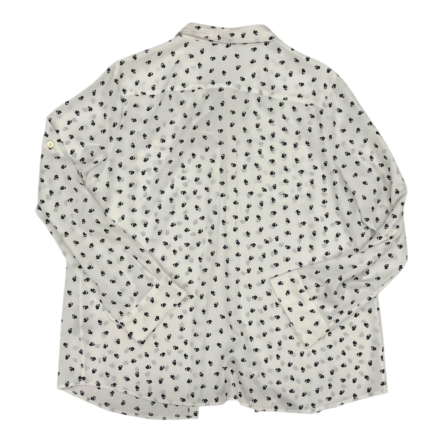 Blouse Designer By Karl Lagerfeld In White, Size:S