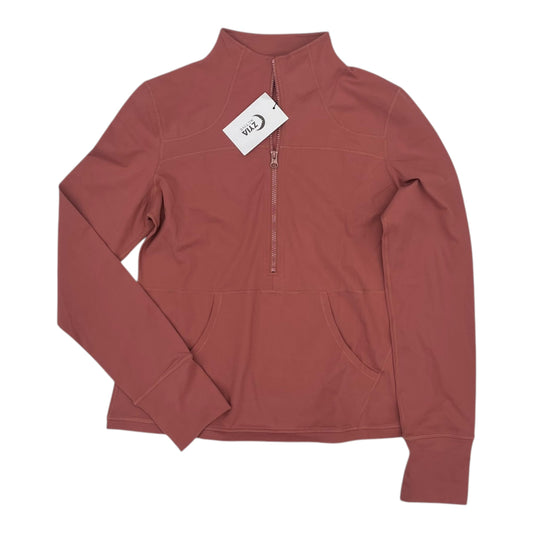Athletic Top Ls Collar By Zyia In Mauve, Size:Xxl