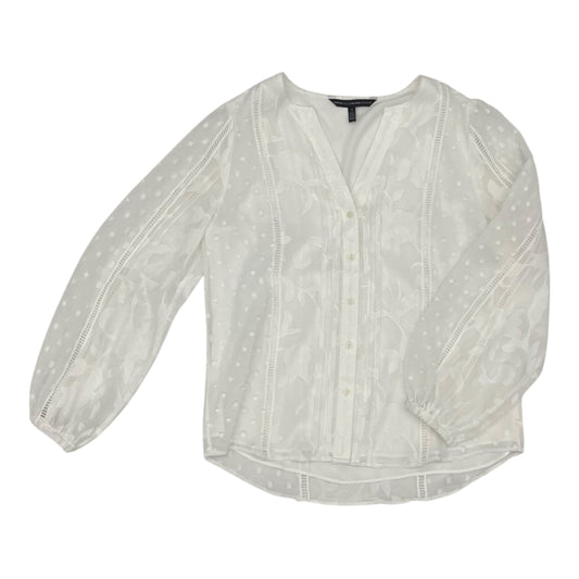 Blouse Ls By White House Black Market In White, Size:S