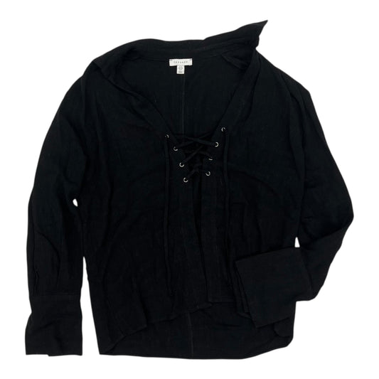 Blouse Ls By Topshop In Black, Size:M