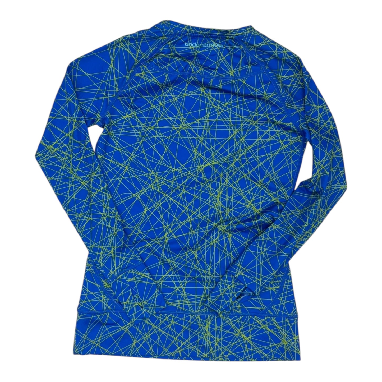 Athletic Top Ls Crewneck By Under Armour In Blue, Size:S