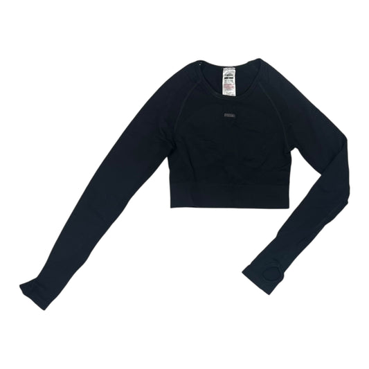 Athletic Top Ls Crewneck By Gym Shark In Black, Size:S