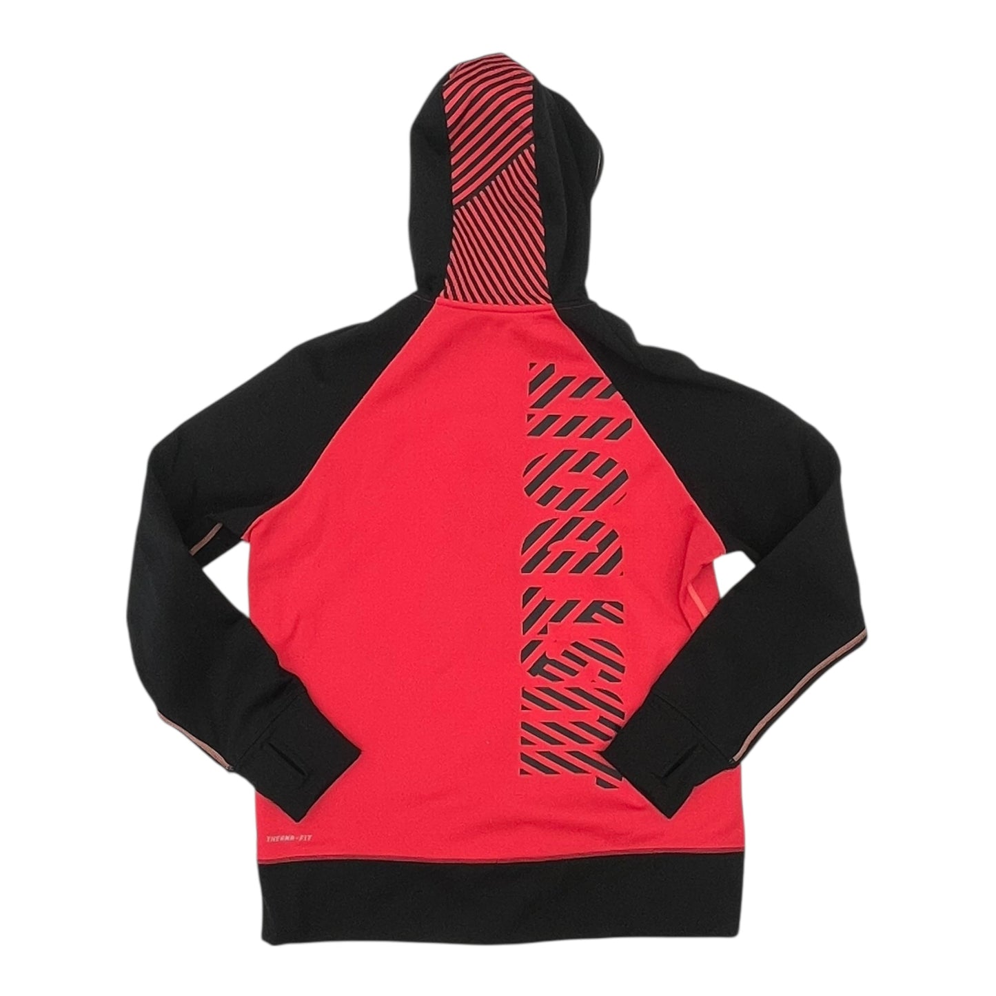 Athletic Jacket By Nike Apparel In Black & Red, Size:Xl