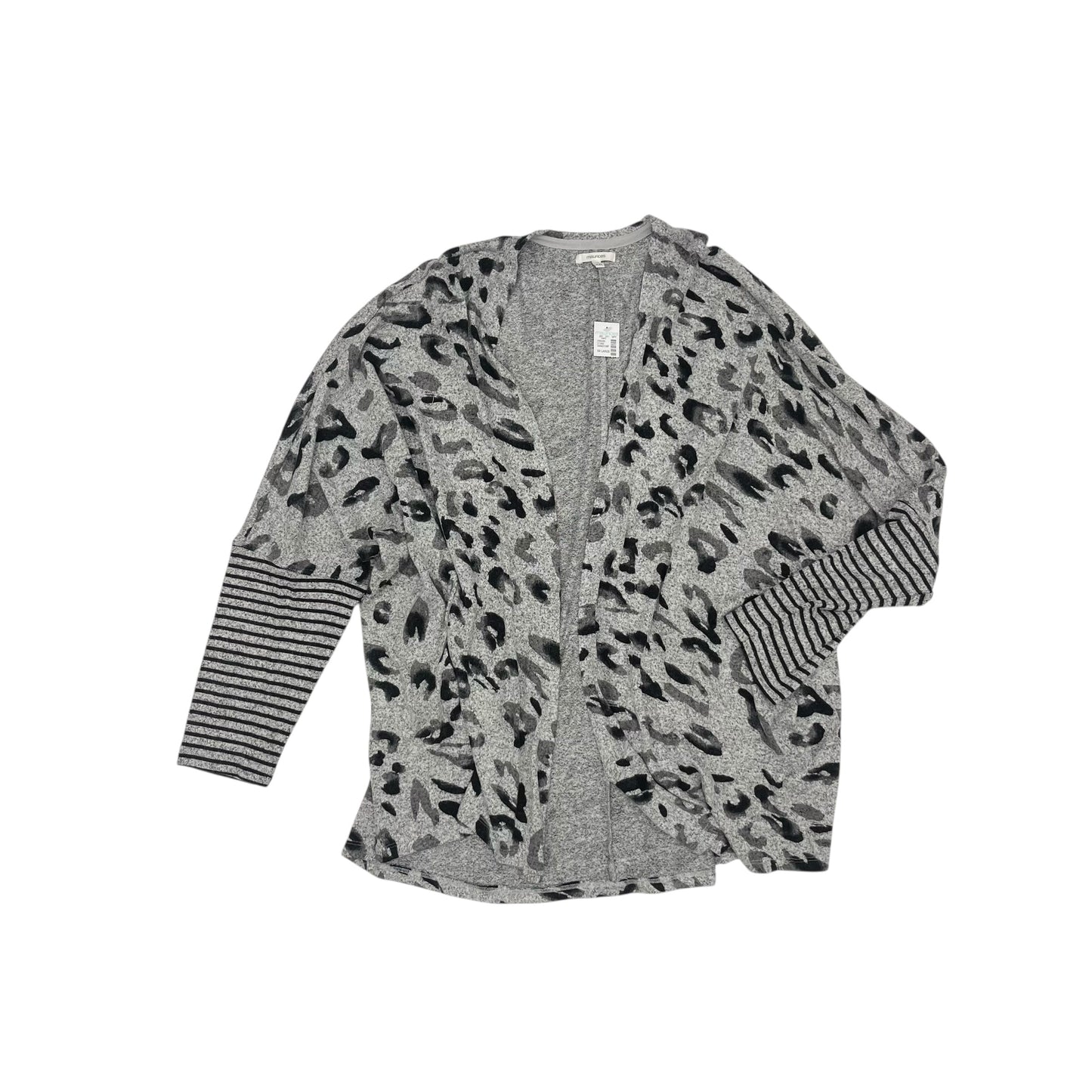 Cardigan By Maurices In Grey, Size:Xxl