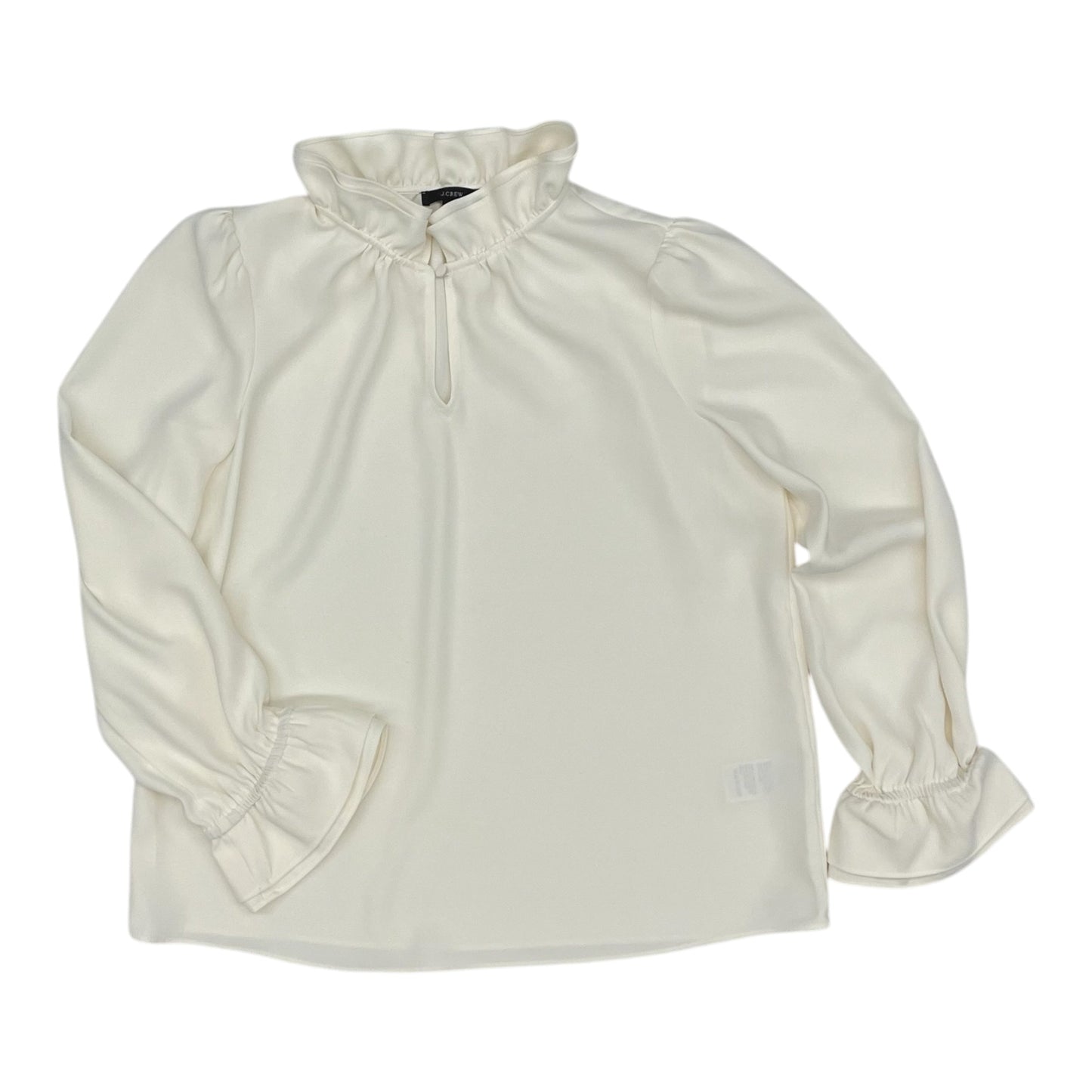 Blouse Ls By J. Crew In Cream, Size:M