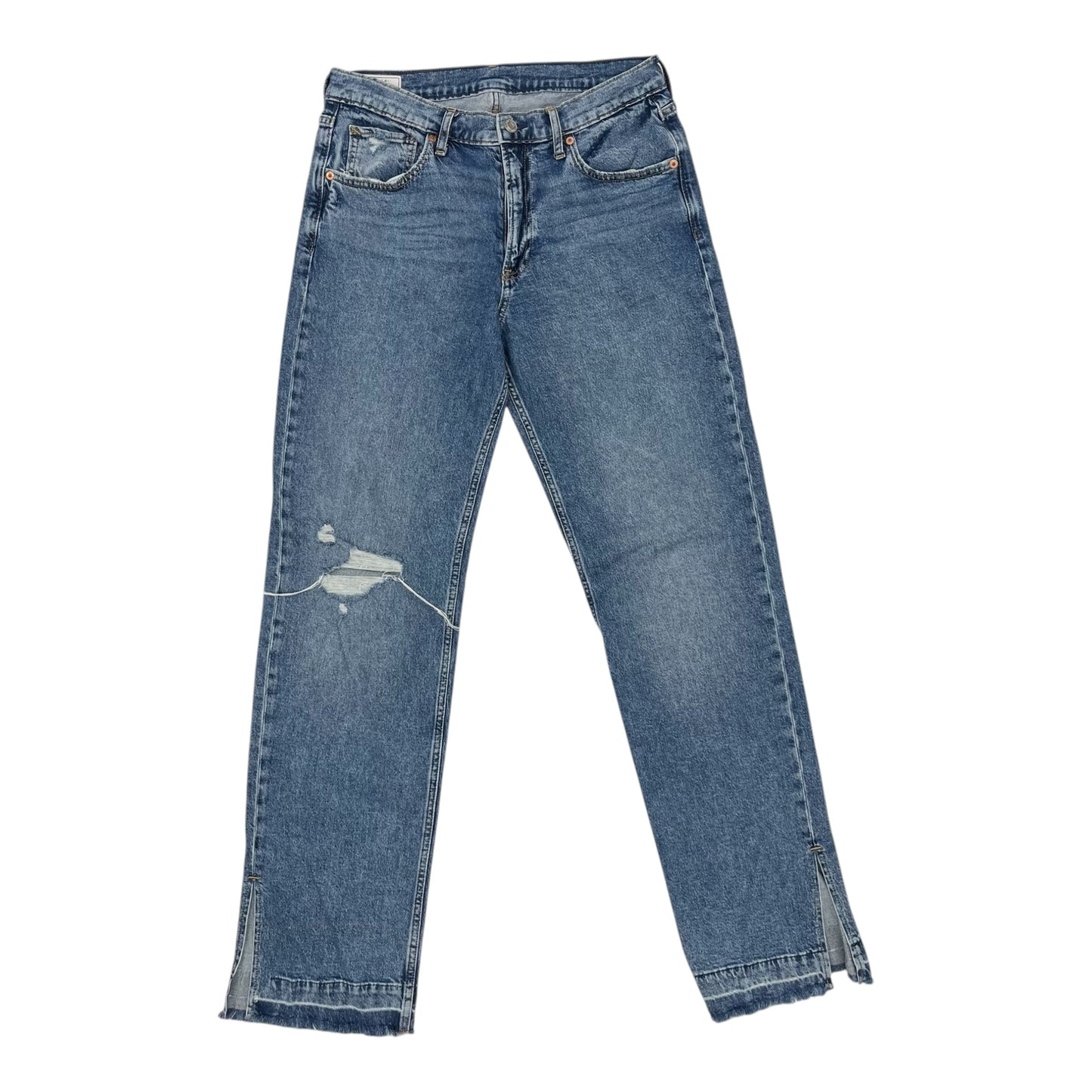 Jeans Straight By Gap In Blue Denim, Size:6L