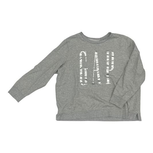 Sweatshirt Crewneck By Gap In Grey, Size:Xxl