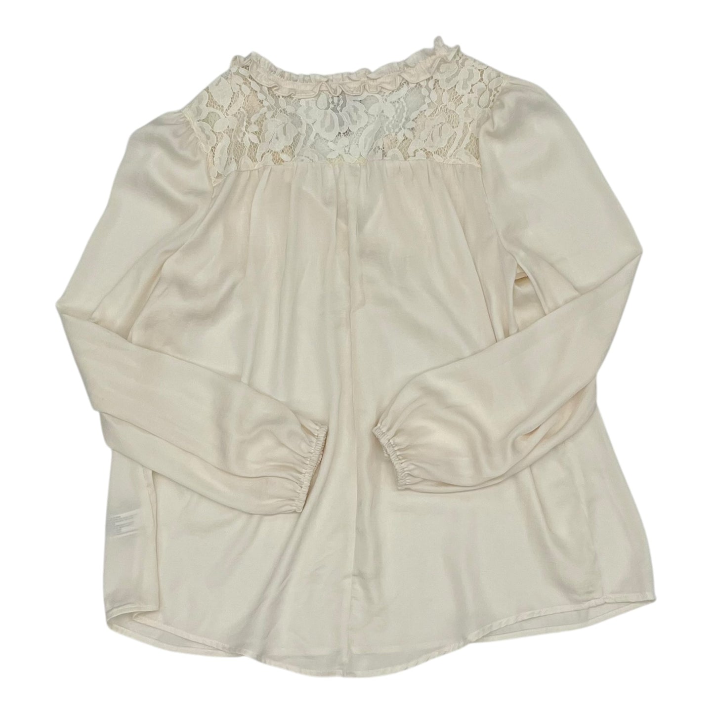 BLOUSE LS by KNOX ROSE in CREAM, Size:M