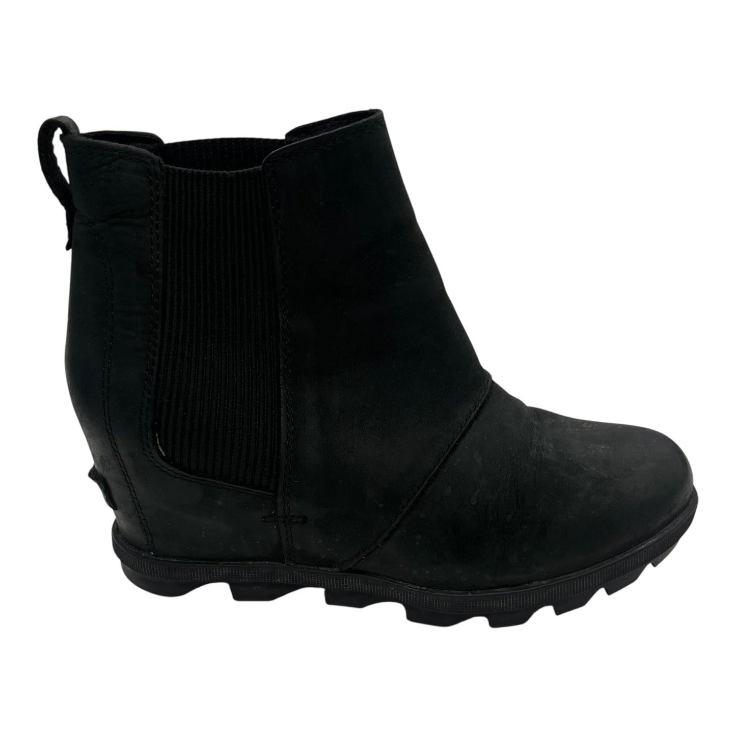 BOOTS ANKLE HEELS by SOREL In BLACK, Size: 8.5