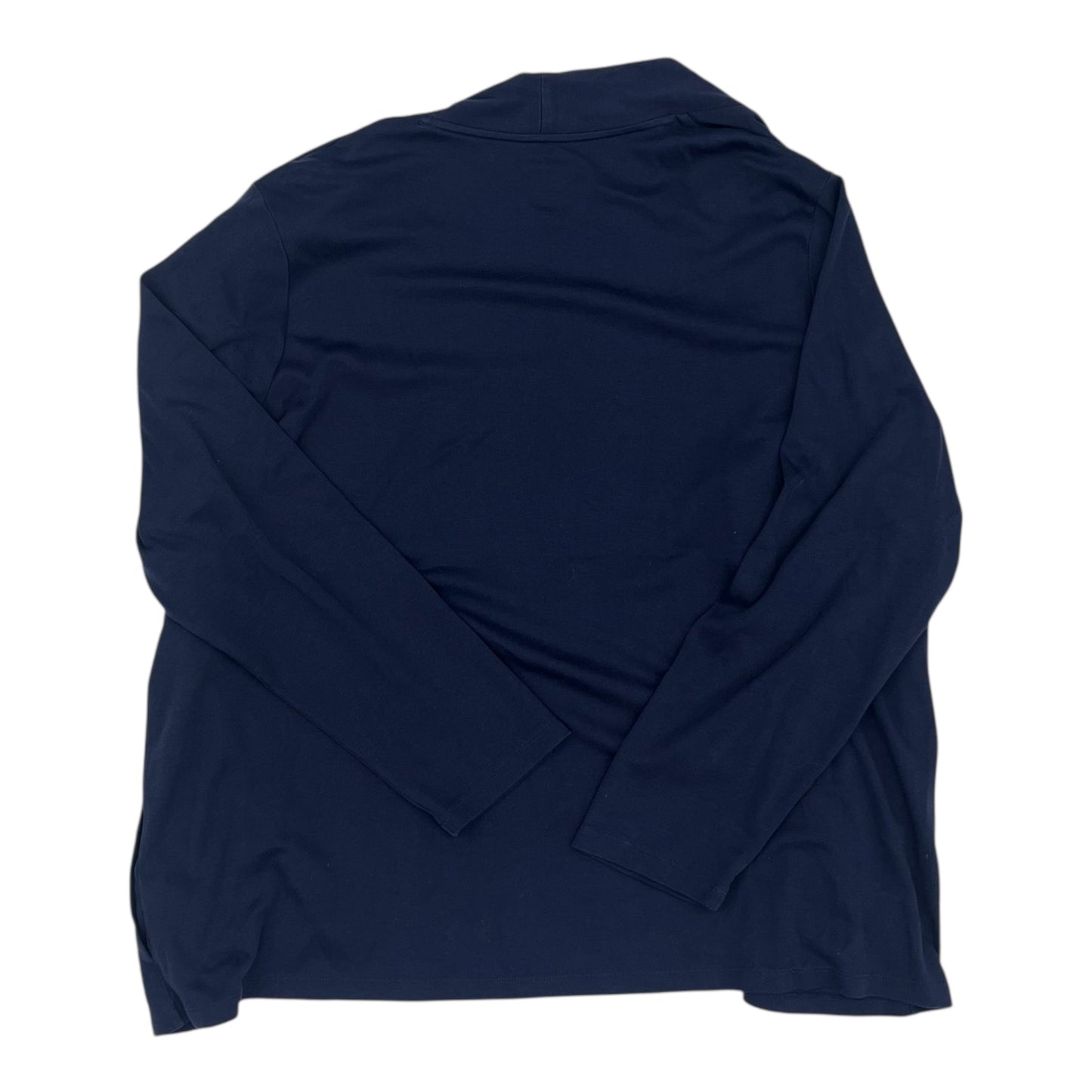 Cardigan By L.L. Bean In Navy, Size:3X