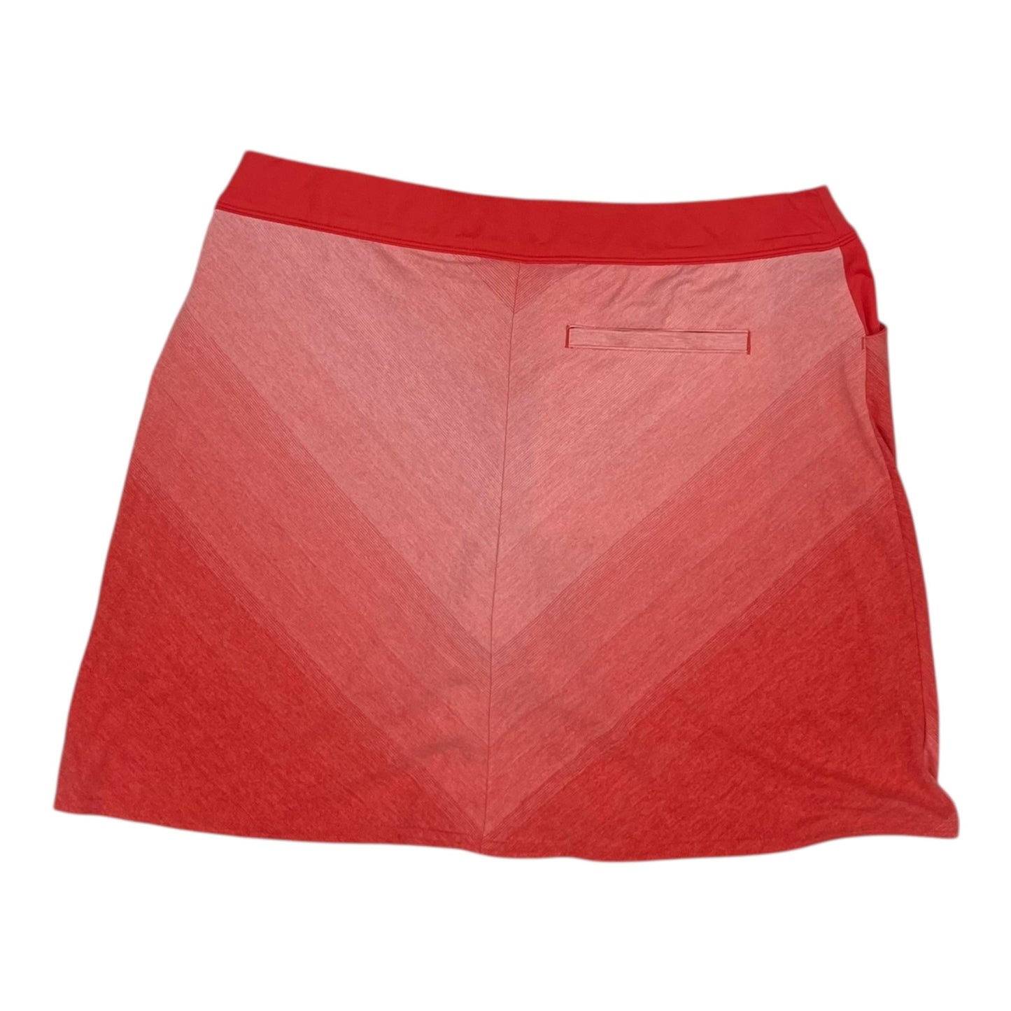 Athletic Skirt By Adidas In Orange, Size:M