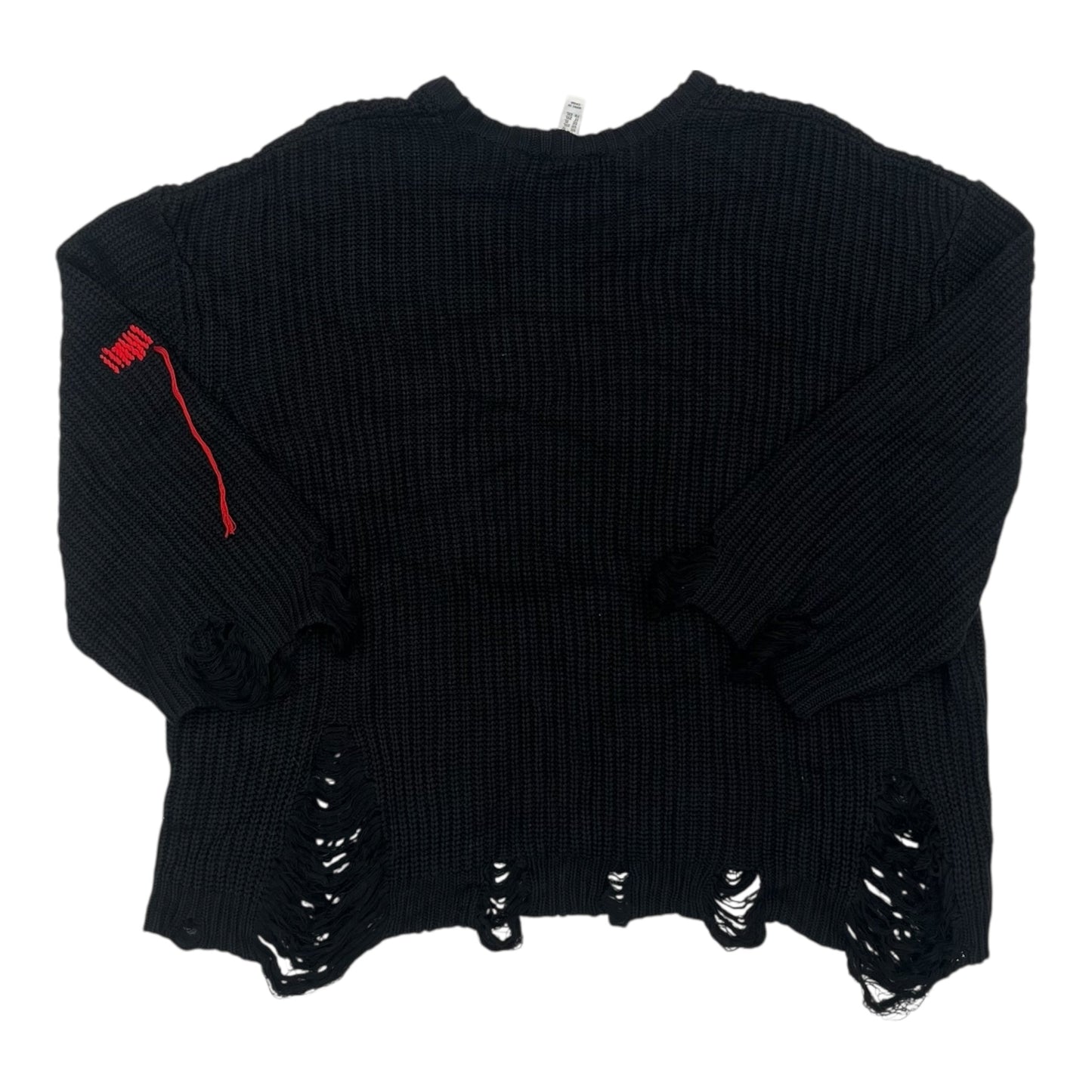 Sweater By Peace Love World In Black, Size:1X