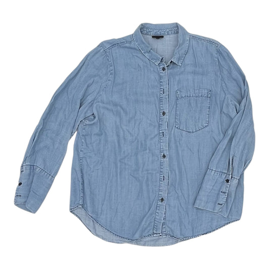 Top Ls By Who What Wear In Blue, Size:Xxl
