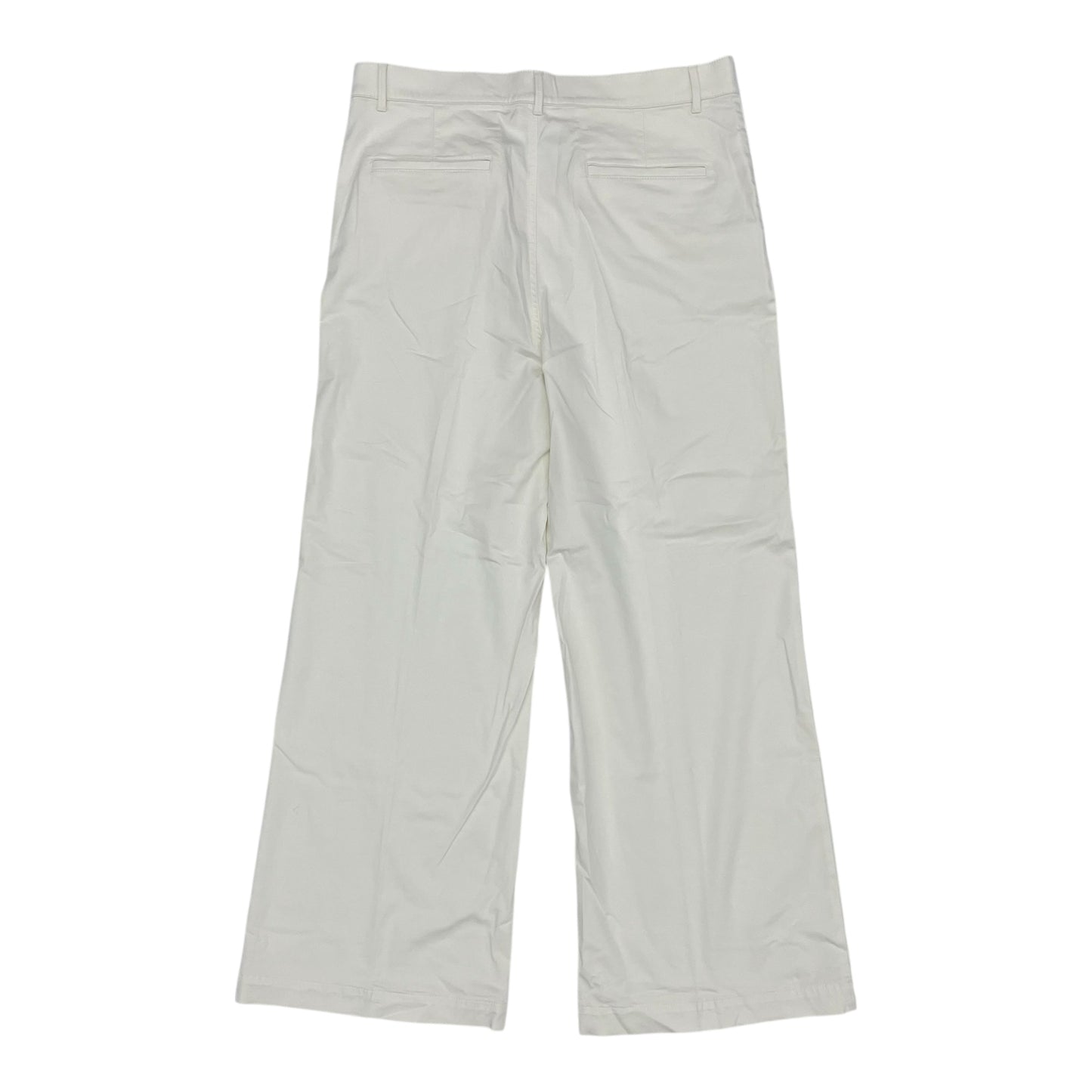 Pants Wide Leg By Ann Taylor In Cream, Size:16